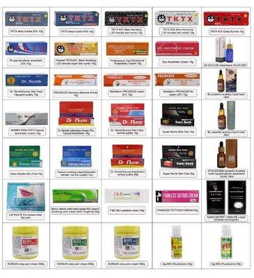 Tktx নাম্ব ক্রিম ট্যাটু অ্যানেসথেটিক মলম শক্তিশালী প্রভাব নমিং ক্রিম মাইক্রোব্লেডিং ট্যাটু সরবরাহ পাইকারি দাম