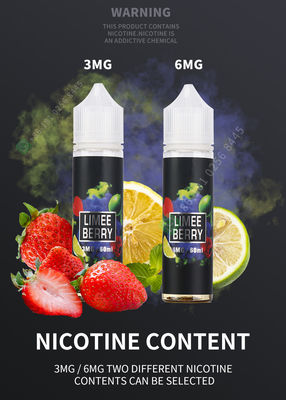 ই সিগারেট ভ্যাপ পেনের জন্য OEM 60ml Vape জুস নিকোটিন লবণ