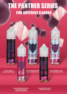 30ml 60ml Vape Juice Nic লবণ নিকোটিন শক্তি 3mg 6mg