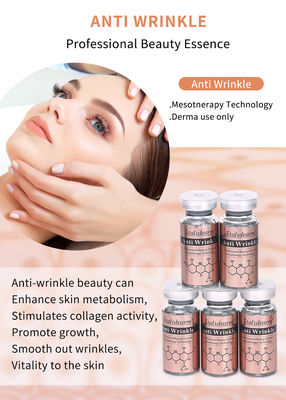 কারখানার দাম ই এম এন্টি wrinkle সিরাম সেট 10ml / বোতল তরল No Needle Mesotherapy Serum For Skin Rejuvenation