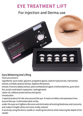 বেসরকারি লেবেল Satlidearm Eyes Whitening and Lifting Injection Serum Remove Wrinkle Dark Circles Anti-aging Dermal Fille