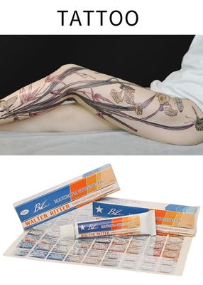 নন-গ্রীসি OEM/ODM সেমি-পারমানেন্ট মেকআপ ট্যাটু নমিং ক্রিম ১০ গ্রাম দ্রুত কাজ করে ব্যথা উপশম