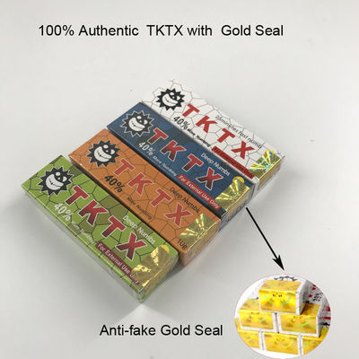 ব্যথা বন্ধ করুন TKTX ট্যাটু নাম্বিং ক্রিম গোল্ড 10g লিডোকেইন মাইক্রোব্লেডিং