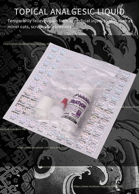 স্থায়ী মেকআপ ট্যাটু নাম্বিং জেল 30ml OEM লোগো ব্যথা মুক্ত ট্যাটু অ্যানেস্থেটিক জেল
