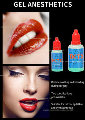 ত্বকের জন্য 40% 15ml 30ml Lidocaine Numbing Gel ব্যথাহীন TKTX অ্যানেস্থেটিক জেল