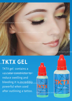 ত্বকের জন্য 40% 15ml 30ml Lidocaine Numbing Gel ব্যথাহীন TKTX অ্যানেস্থেটিক জেল