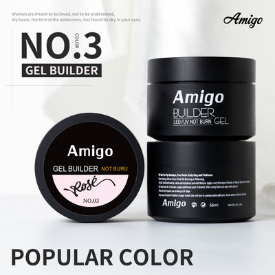 এক্সটেনশন নেইল বিল্ডার জেল নং 3 উজ্জ্বল রং 56ML নন স্মেল ইউভি নেইল পলিশ
